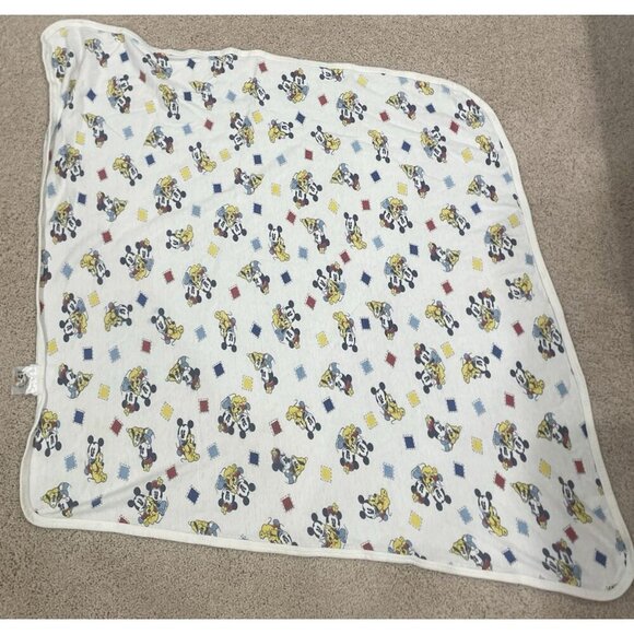 Vintage Baby Mickey & Co Blanket and hooded bath Towel VTG Walt Disney Mouse - Picture 2 of 15